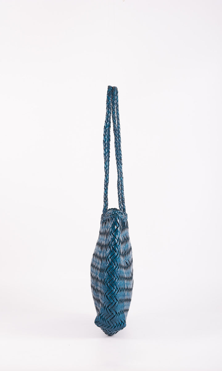 Woven Leather Shoulder Bag