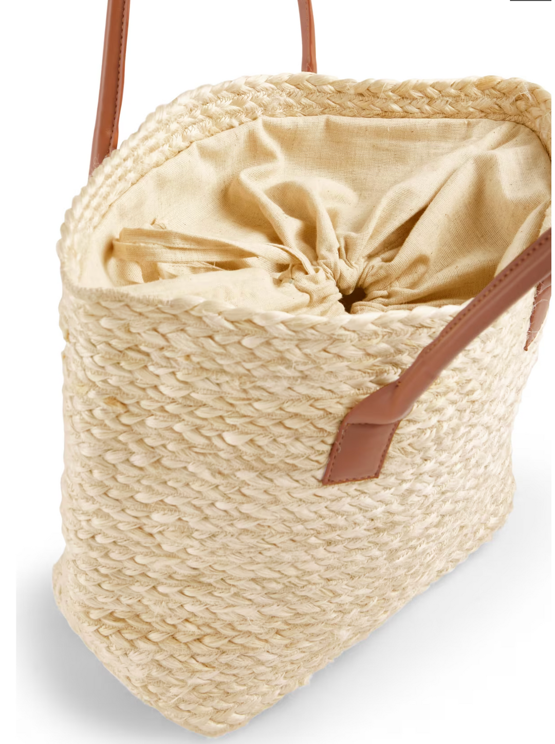 Tamara Jute Handbag Cream