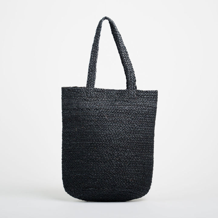 Shyla Soft Jute Bag- Black