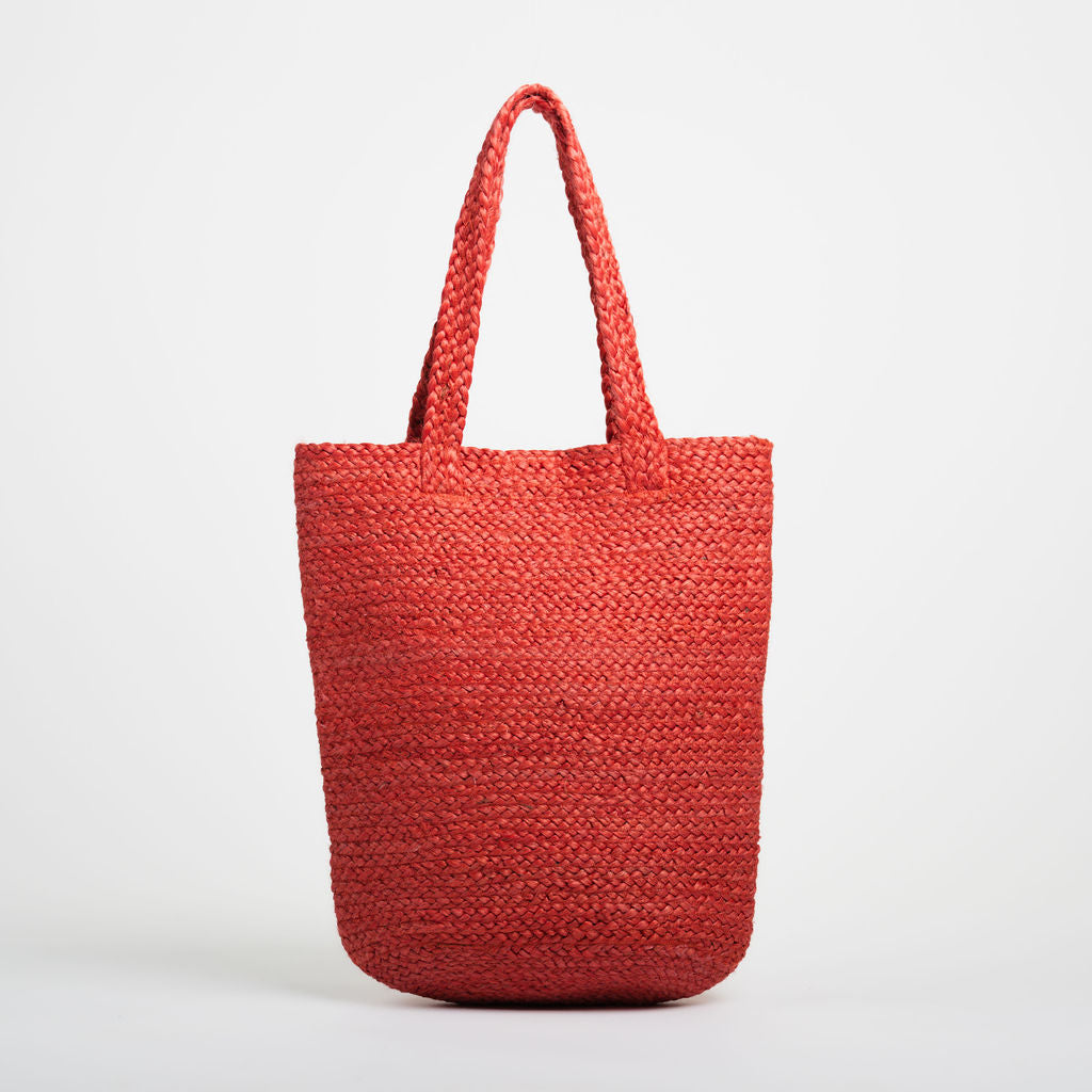 Shyla Soft Jute Bag - Red