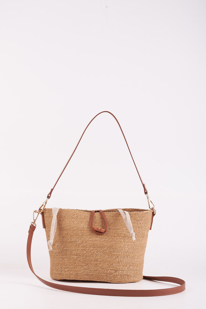 Juhi Seagrass Bucket Bag