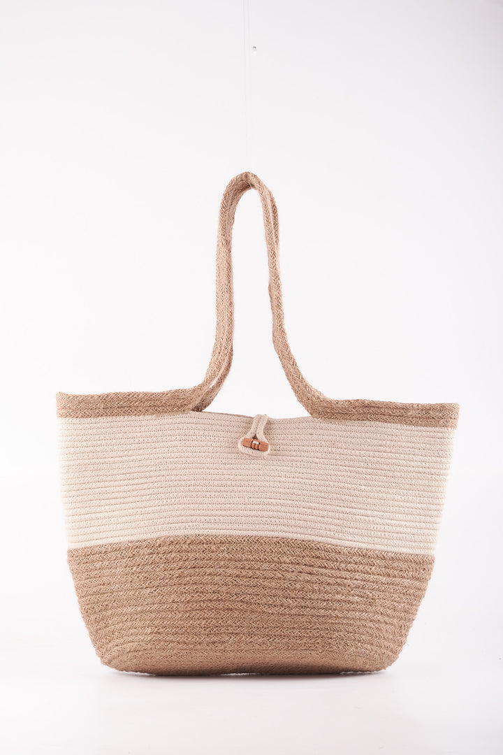 Noori Jute & Cotton Rope Bag