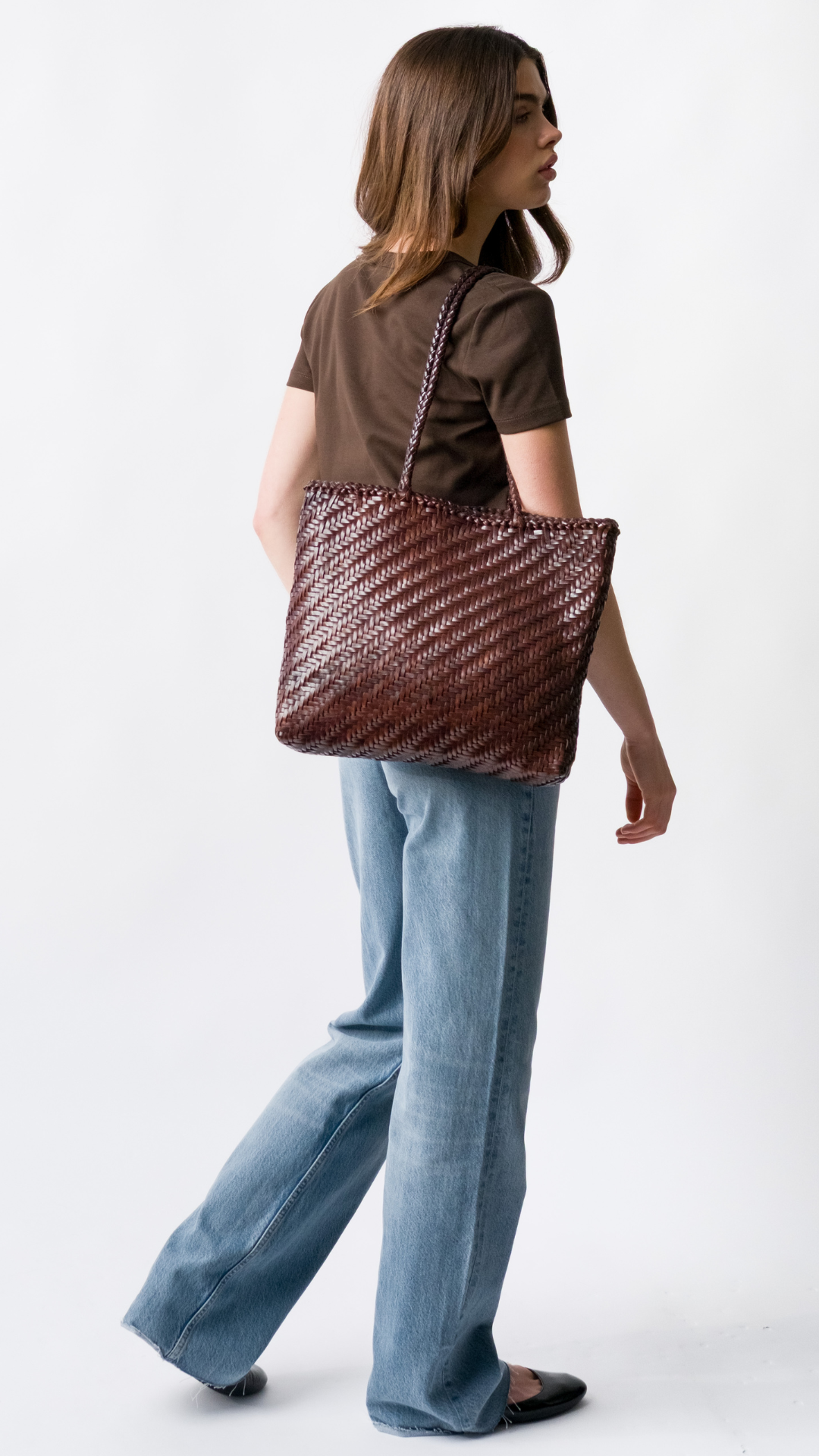 Rhia Woven Leather Tote- PRE ORDER