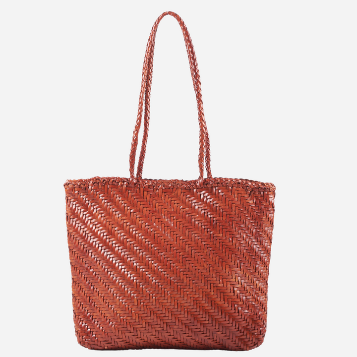Rhia Woven Leather Tote