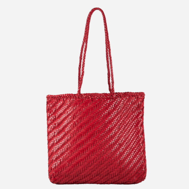 Rhia Woven Leather Tote