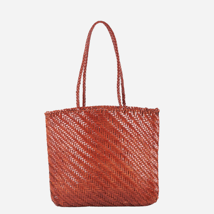 Rhia Woven Leather Tote