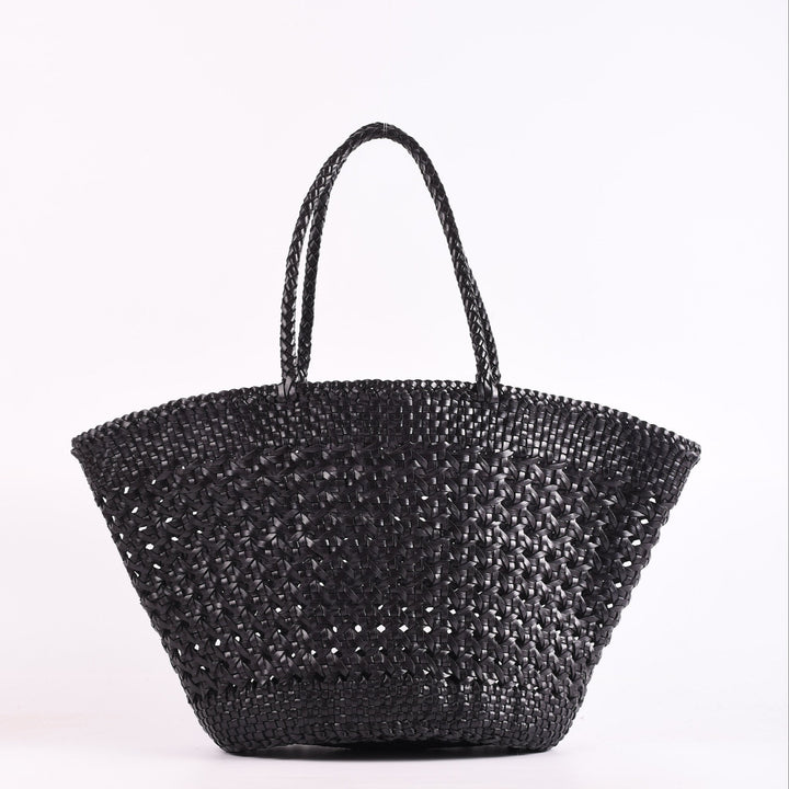 Woven Leather Basket Bag- PRE ORDER