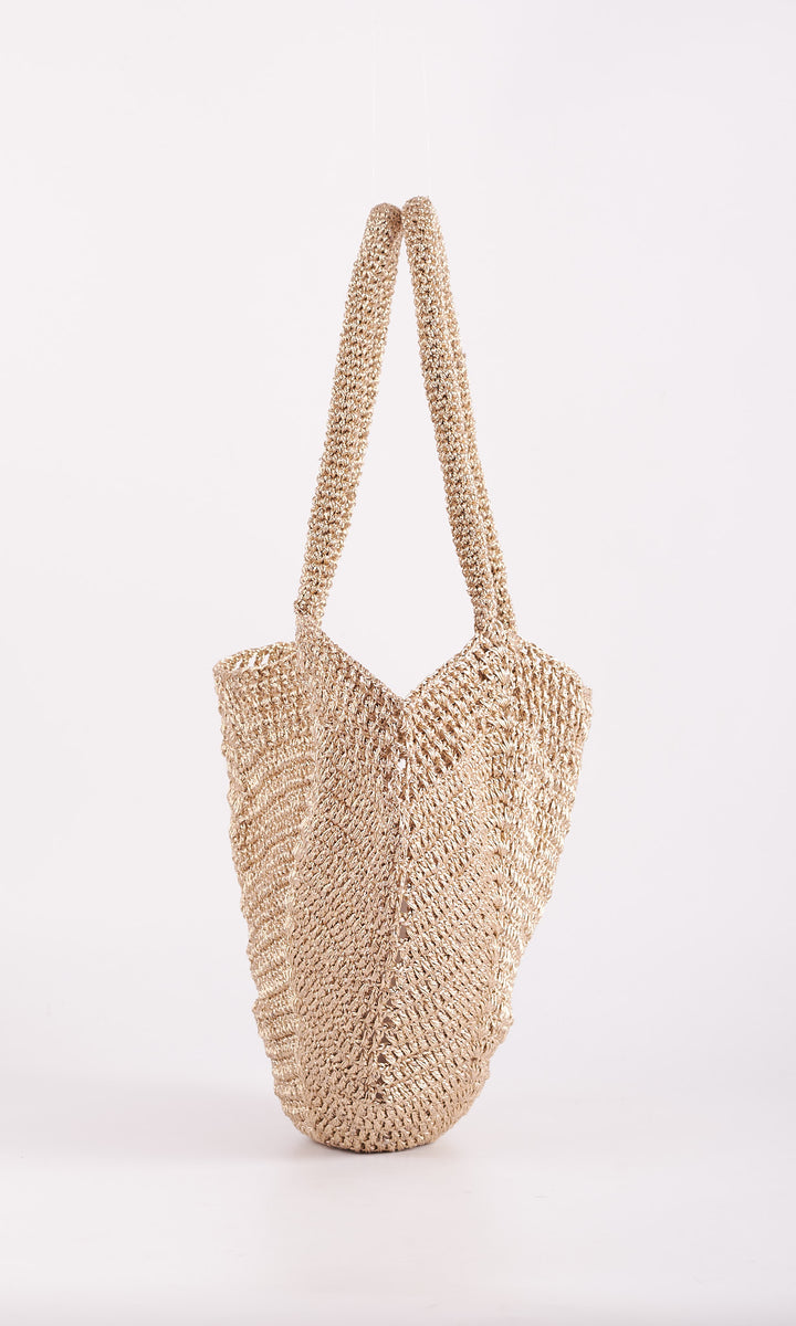 Woven Lurex Handbag- COMING SOON