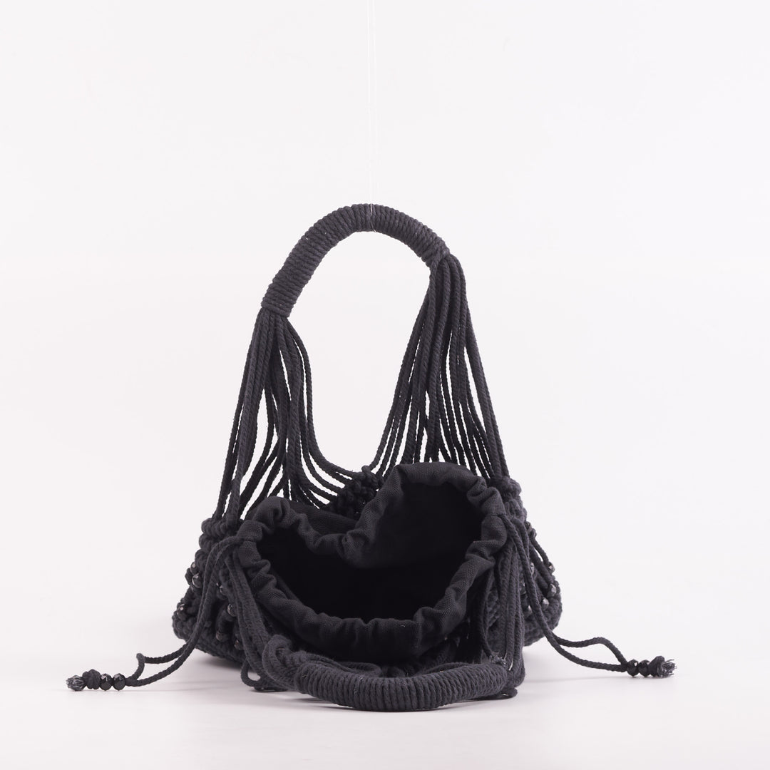 Melina Beaded Crochet Bag