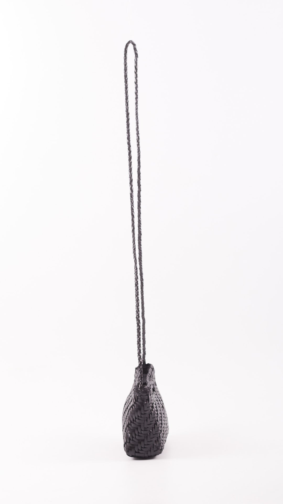 Sia Leather Crossbody - Black