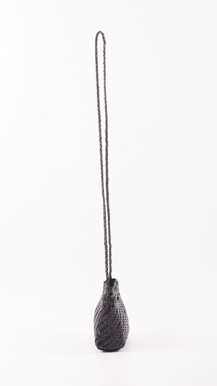 Sia Leather Crossbody - Black