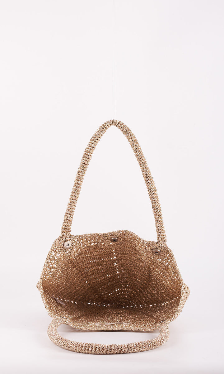 Woven Lurex Handbag- COMING SOON