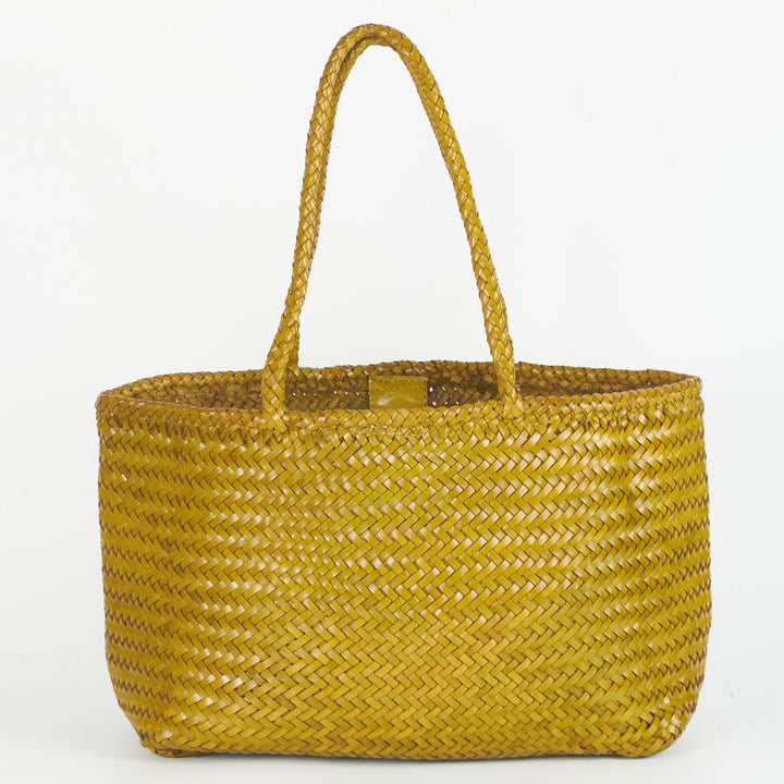 Amora Woven Shoulder Bag- Macha