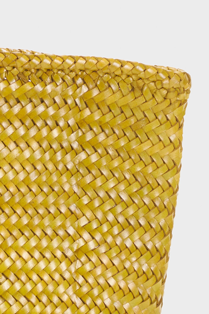 Amora Woven Shoulder Bag- Macha