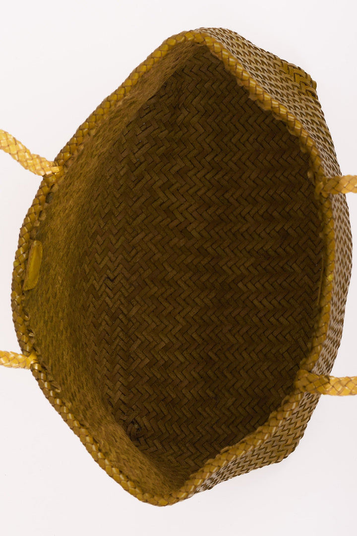 Amora Woven Shoulder Bag- Macha