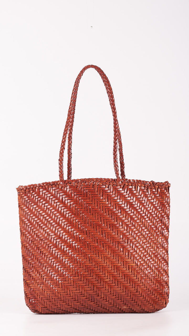 Rhia Woven Leather Tote