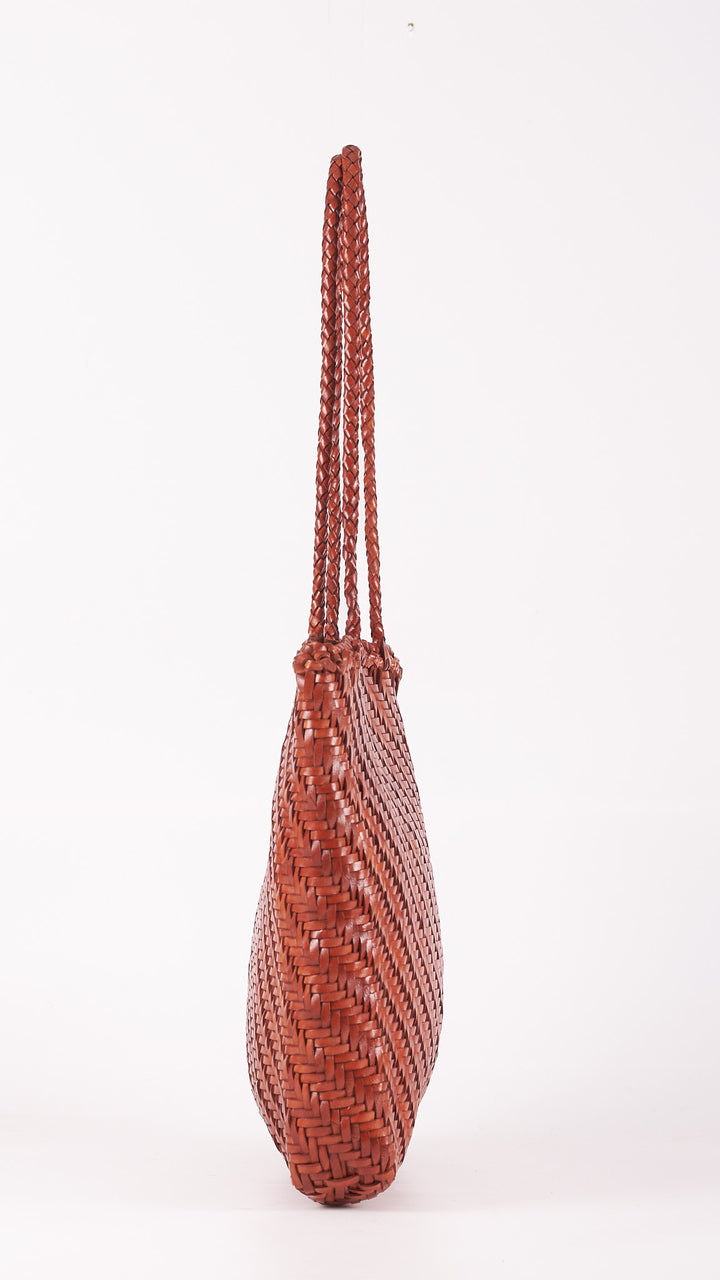 Rhia Woven Leather Tote