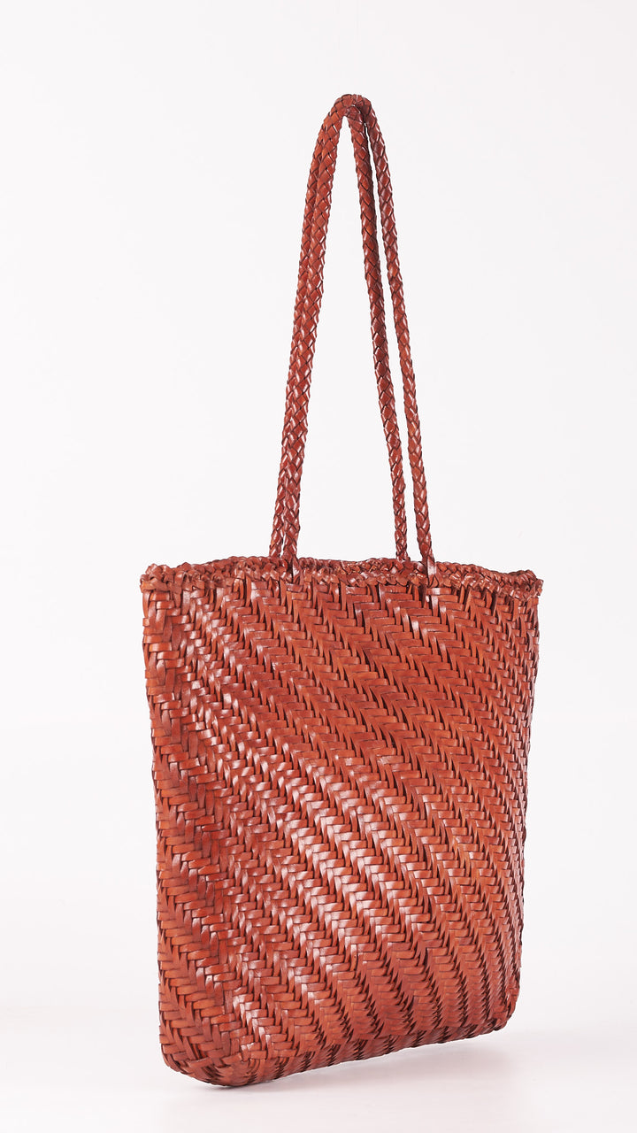 Rhia Woven Leather Tote