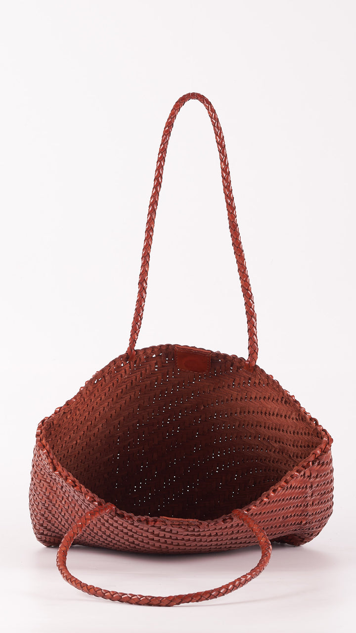 Rhia Woven Leather Tote