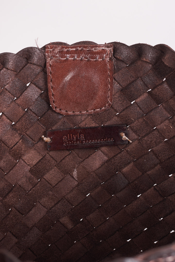 Leia Woven Leather Bag