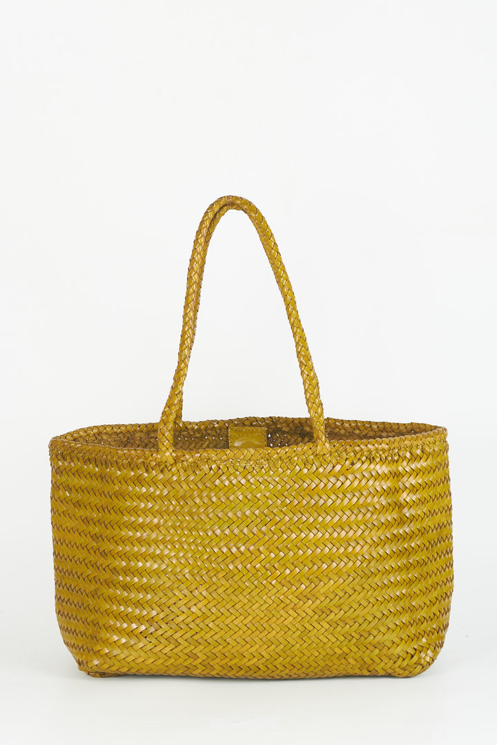 Amora Woven Shoulder Bag- Macha