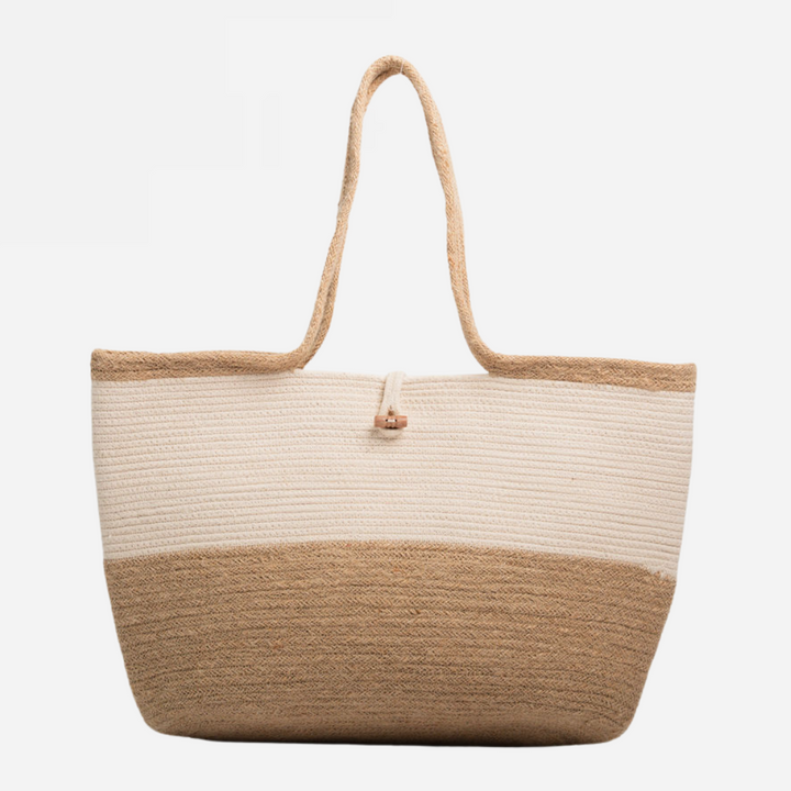 Noori Jute & Cotton Rope Bag