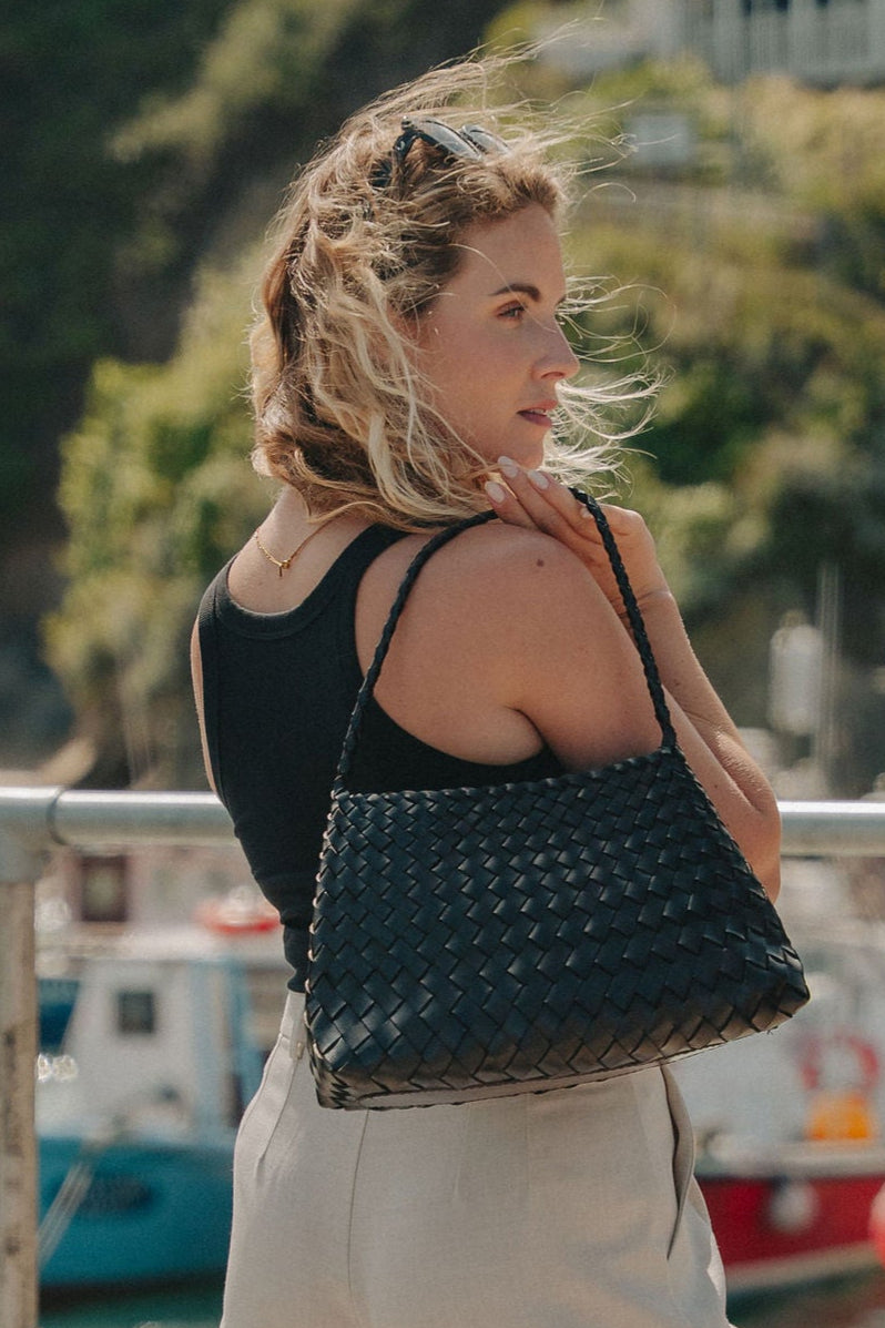 Selina Shoulder Bag- Black