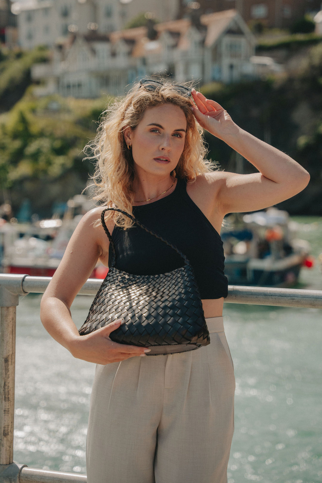 Selina Shoulder Bag- Black